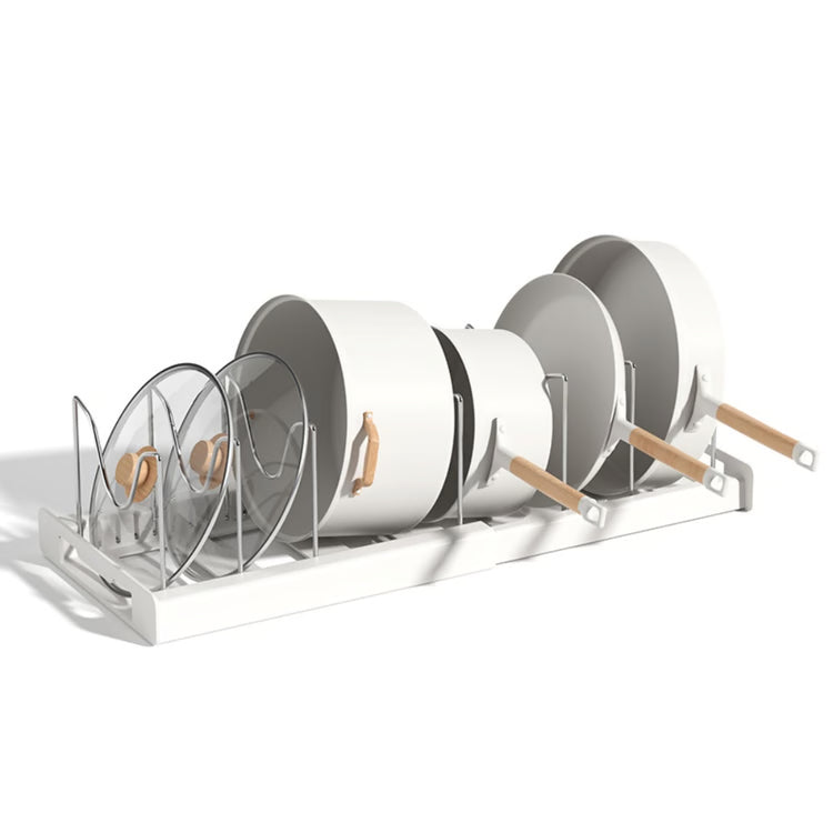 Kitchen Pot Lid Storage Rack, Foldable Kitchen Utensil Storage Rack, Kitchen Utensil Artifact Pot Storage Rack
