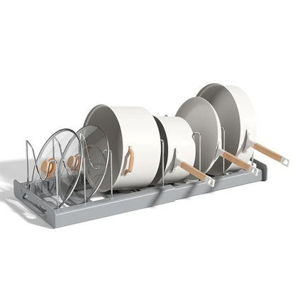 Kitchen Pot Lid Storage Rack, Foldable Kitchen Utensil Storage Rack, Kitchen Utensil Artifact Pot Storage Rack
