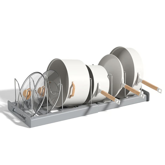 Kitchen Pot Lid Storage Rack, Foldable Kitchen Utensil Storage Rack, Kitchen Utensil Artifact Pot Storage Rack