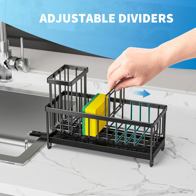 Must Have Kitchen Accessories, Kitchen Sink Sponge Holder with High Brush Rack