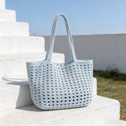 DIY Crochet Bag Kit HollowOut Shoulder Bag Craft Set