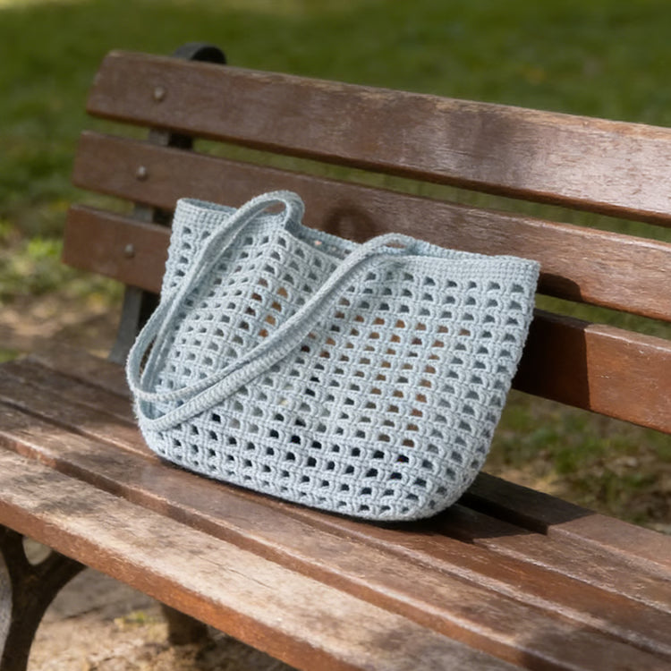 DIY Crochet Bag Kit HollowOut Shoulder Bag Craft Set