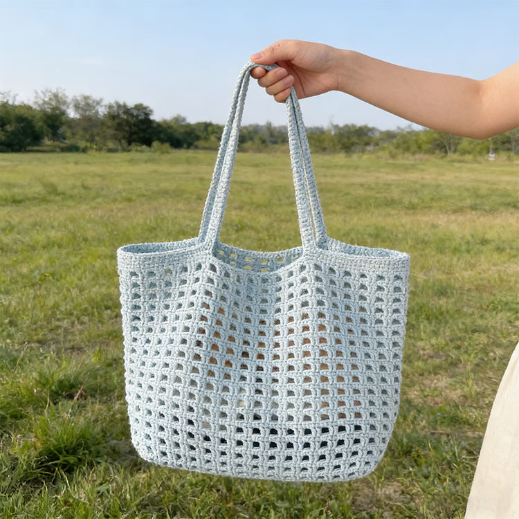 DIY Crochet Bag Kit HollowOut Shoulder Bag Craft Set