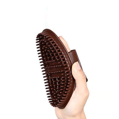 Set Of 2 Brown Massage Brushes, Body Meridian Weight Loss Brush, Home Salon Beauty Care
